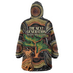 NAIDOC Week 2025 Indigenous Wearable Blanket Hoodie Legacies - Tree Of Life