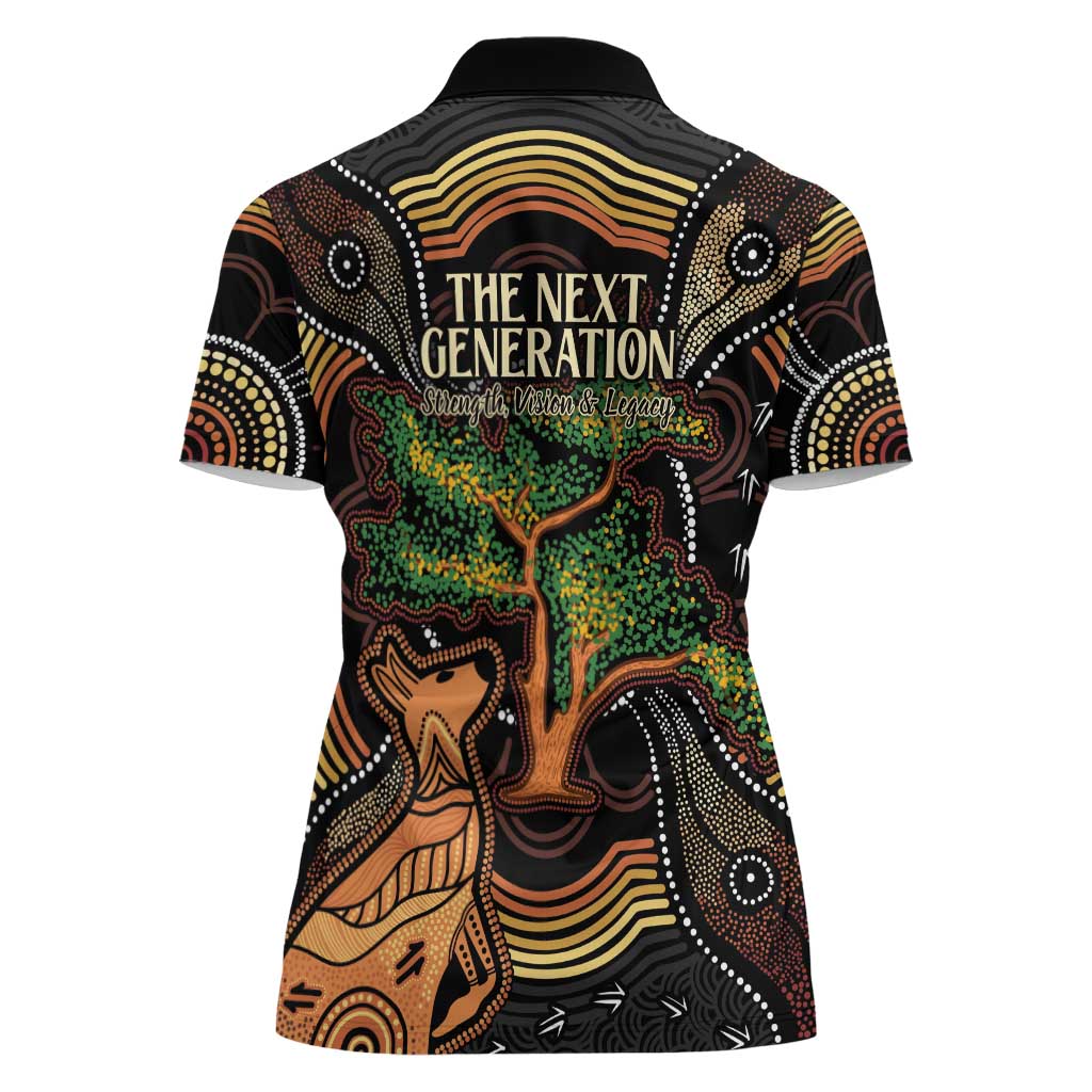 NAIDOC Week 2025 Indigenous Women Polo Shirt Legacies - Tree Of Life