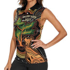 NAIDOC Week 2025 Indigenous Women Sleeveless Polo Shirt Legacies - Tree Of Life