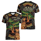NAIDOC Week 2025 Indigenous Women V-Neck T-Shirt Legacies - Tree Of Life