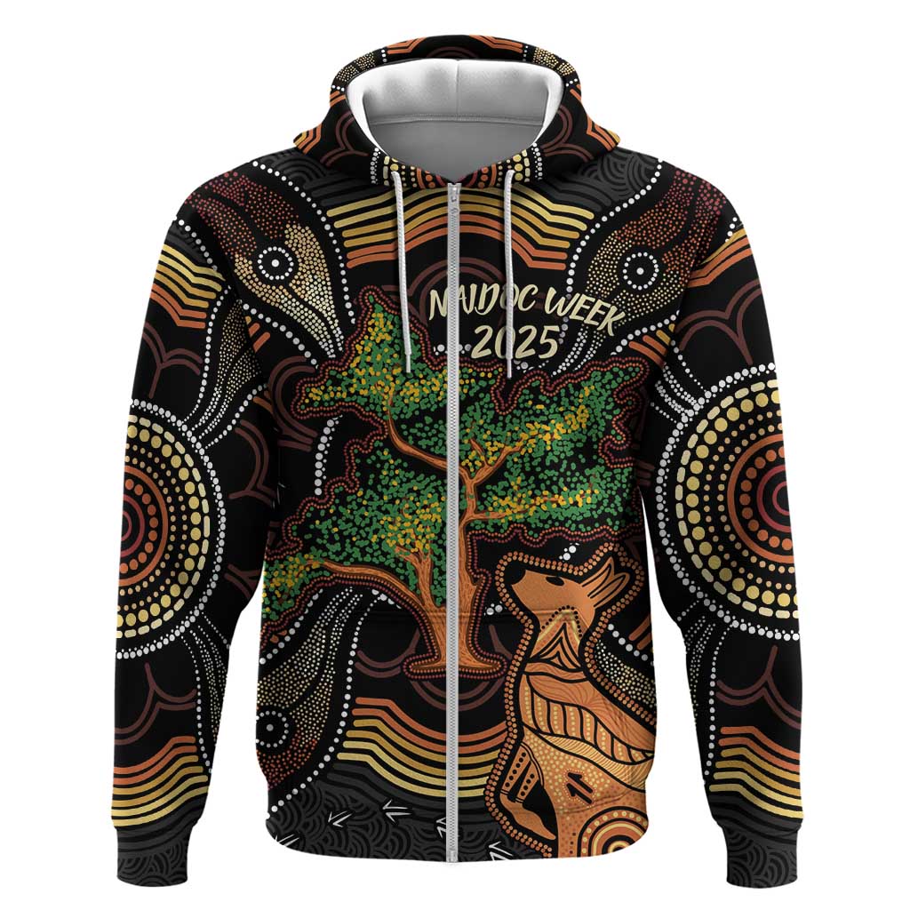 NAIDOC Week 2025 Indigenous Zip Hoodie Legacies - Tree Of Life