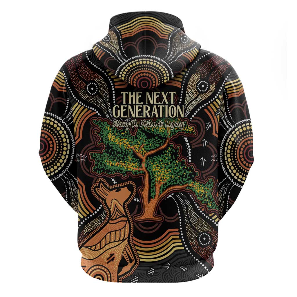 NAIDOC Week 2025 Indigenous Zip Hoodie Legacies - Tree Of Life