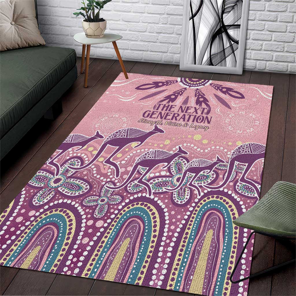 NAIDOC Week 2025 Indigenous Area Rug Pastel Dream