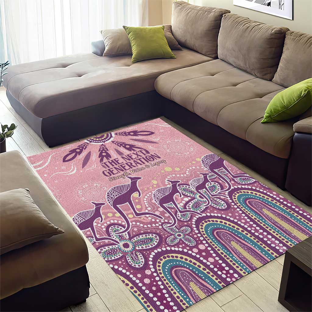 NAIDOC Week 2025 Indigenous Area Rug Pastel Dream
