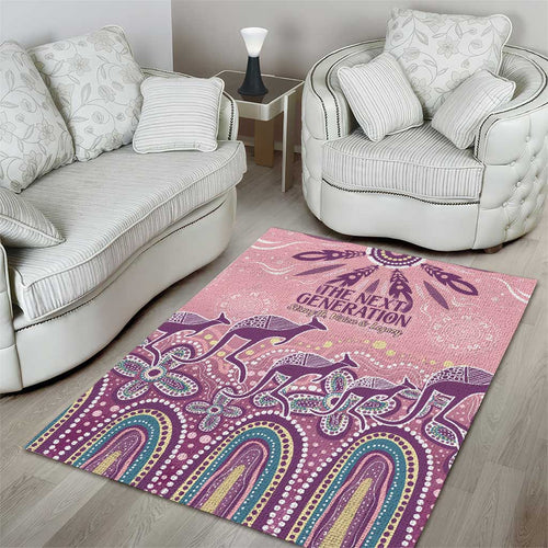 NAIDOC Week 2025 Indigenous Area Rug Pastel Dream
