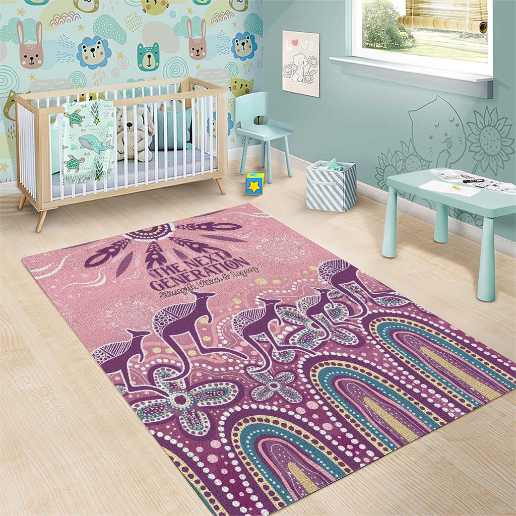 NAIDOC Week 2025 Indigenous Area Rug Pastel Dream