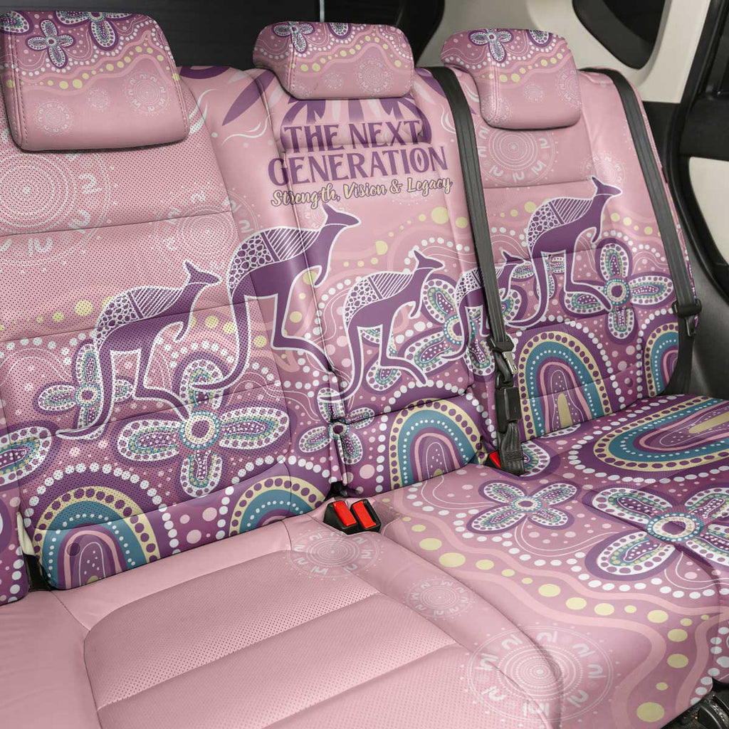 NAIDOC Week 2025 Indigenous Back Car Seat Cover Pastel Dream