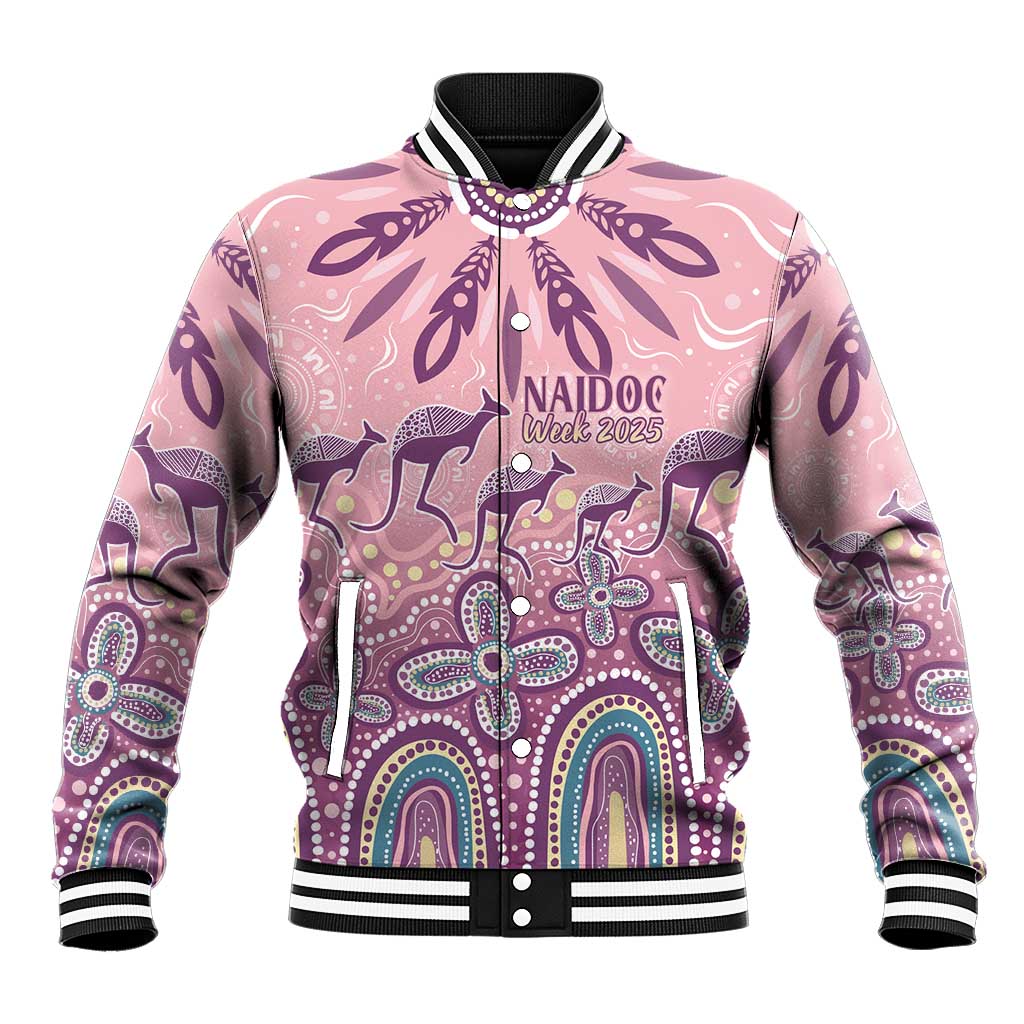 NAIDOC Week 2025 Indigenous Baseball Jacket Pastel Dream