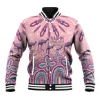 NAIDOC Week 2025 Indigenous Baseball Jacket Pastel Dream