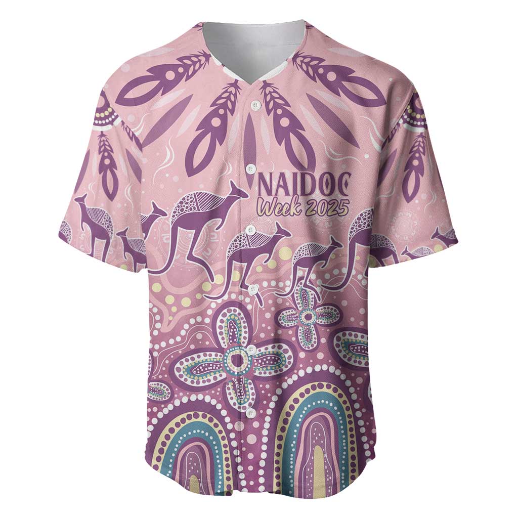 NAIDOC Week 2025 Indigenous Baseball Jersey Pastel Dream