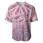 NAIDOC Week 2025 Indigenous Baseball Jersey Pastel Dream
