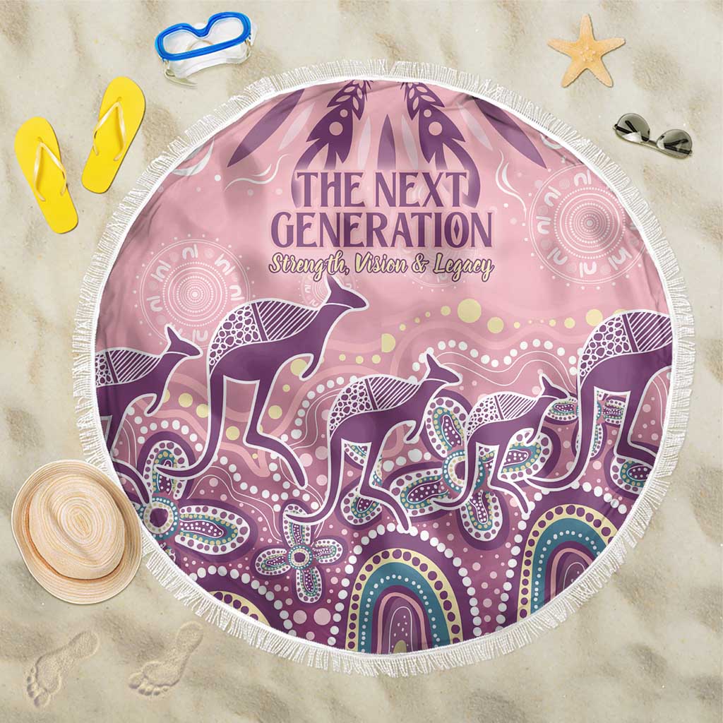 NAIDOC Week 2025 Indigenous Beach Blanket Pastel Dream