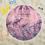NAIDOC Week 2025 Indigenous Beach Blanket Pastel Dream