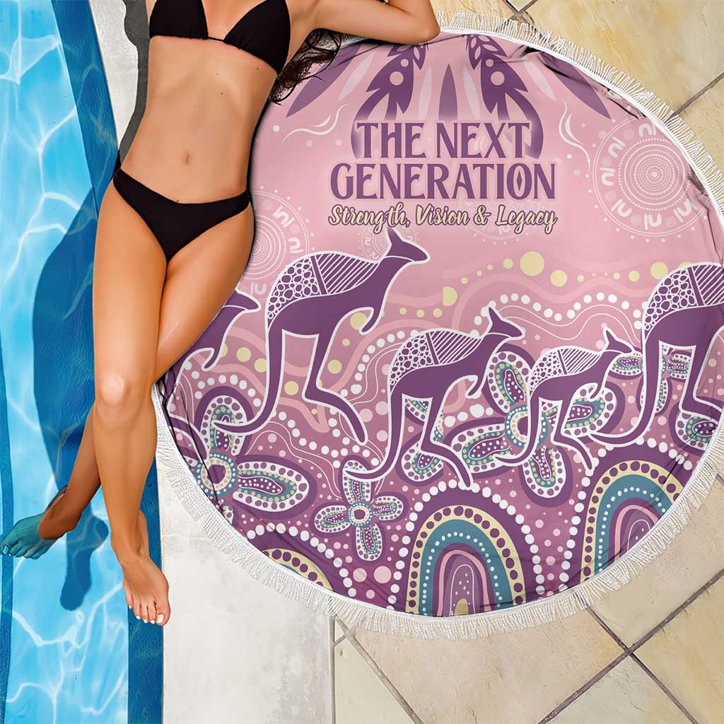 NAIDOC Week 2025 Indigenous Beach Blanket Pastel Dream