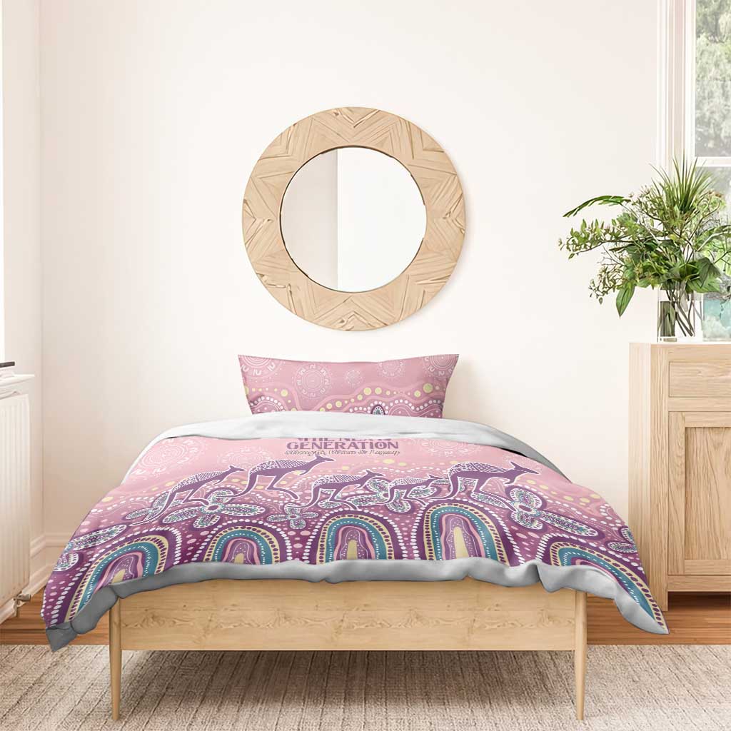 NAIDOC Week 2025 Indigenous Bedding Set Pastel Dream