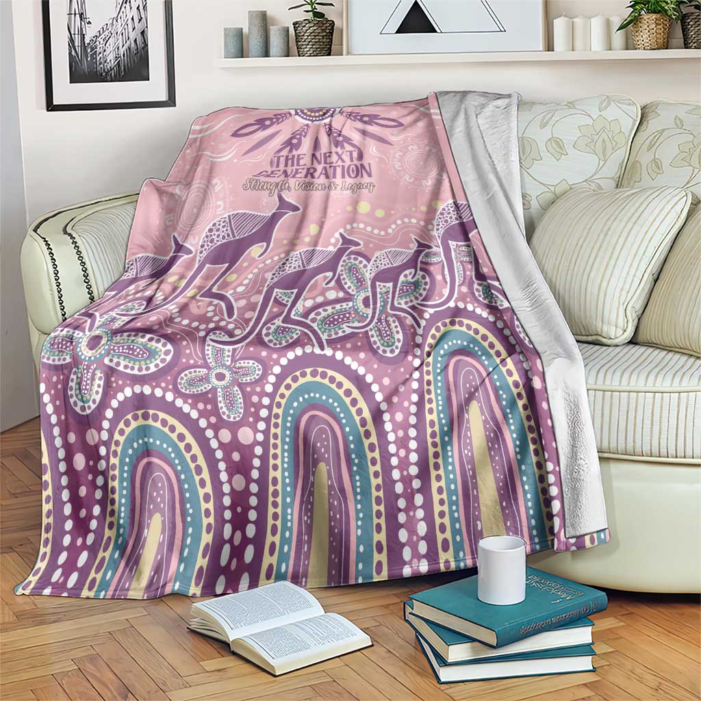 NAIDOC Week 2025 Indigenous Blanket Pastel Dream