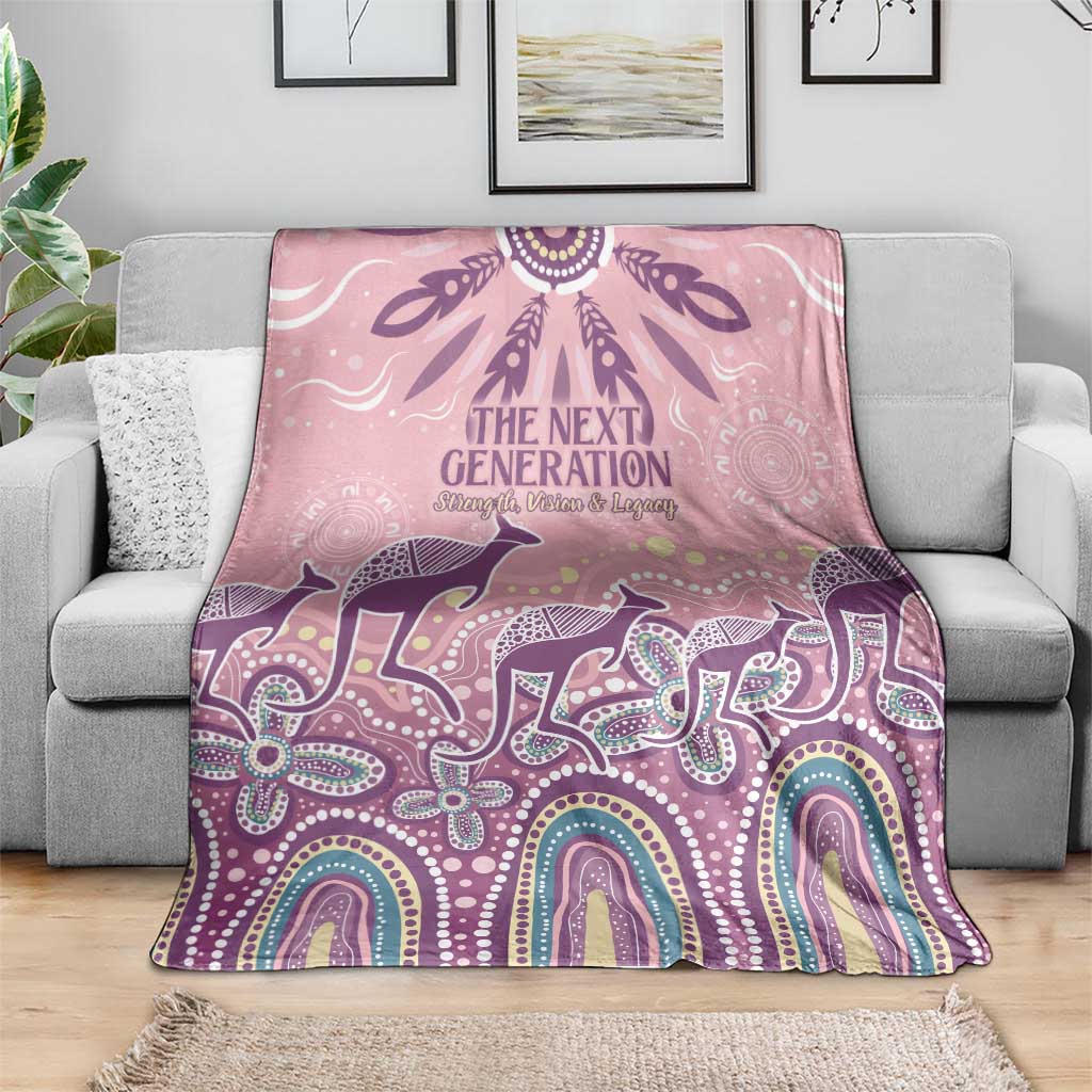 NAIDOC Week 2025 Indigenous Blanket Pastel Dream