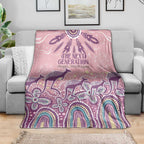 NAIDOC Week 2025 Indigenous Blanket Pastel Dream