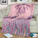 NAIDOC Week 2025 Indigenous Blanket Pastel Dream