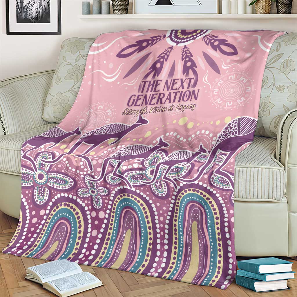 NAIDOC Week 2025 Indigenous Blanket Pastel Dream