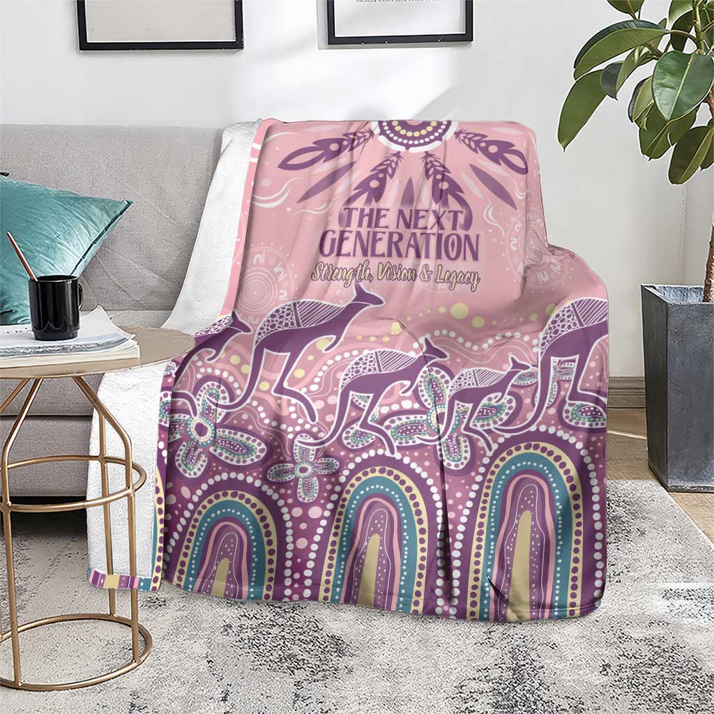 NAIDOC Week 2025 Indigenous Blanket Pastel Dream