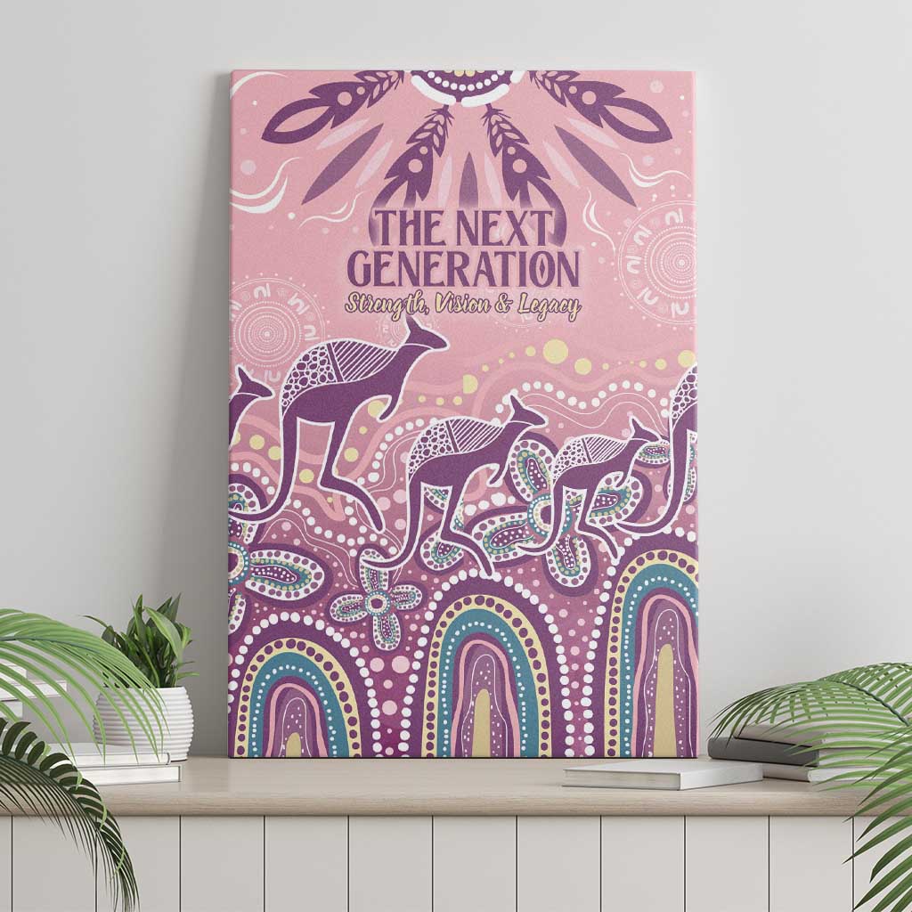 NAIDOC Week 2025 Indigenous Canvas Wall Art Pastel Dream