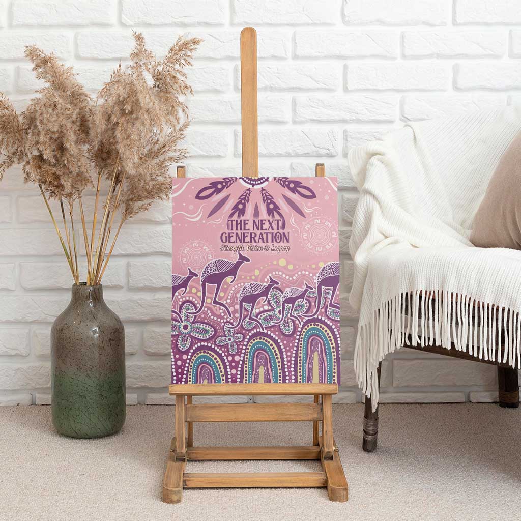 NAIDOC Week 2025 Indigenous Canvas Wall Art Pastel Dream