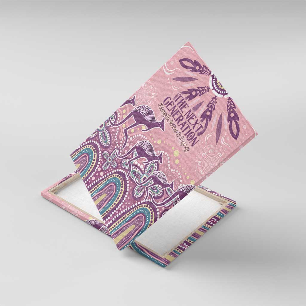 NAIDOC Week 2025 Indigenous Canvas Wall Art Pastel Dream