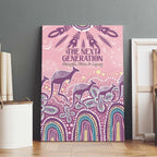 NAIDOC Week 2025 Indigenous Canvas Wall Art Pastel Dream
