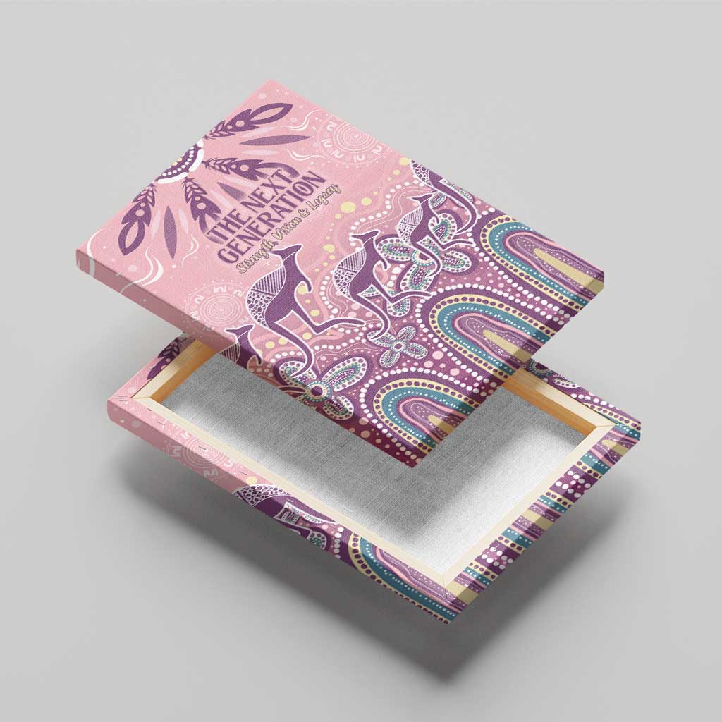 NAIDOC Week 2025 Indigenous Canvas Wall Art Pastel Dream