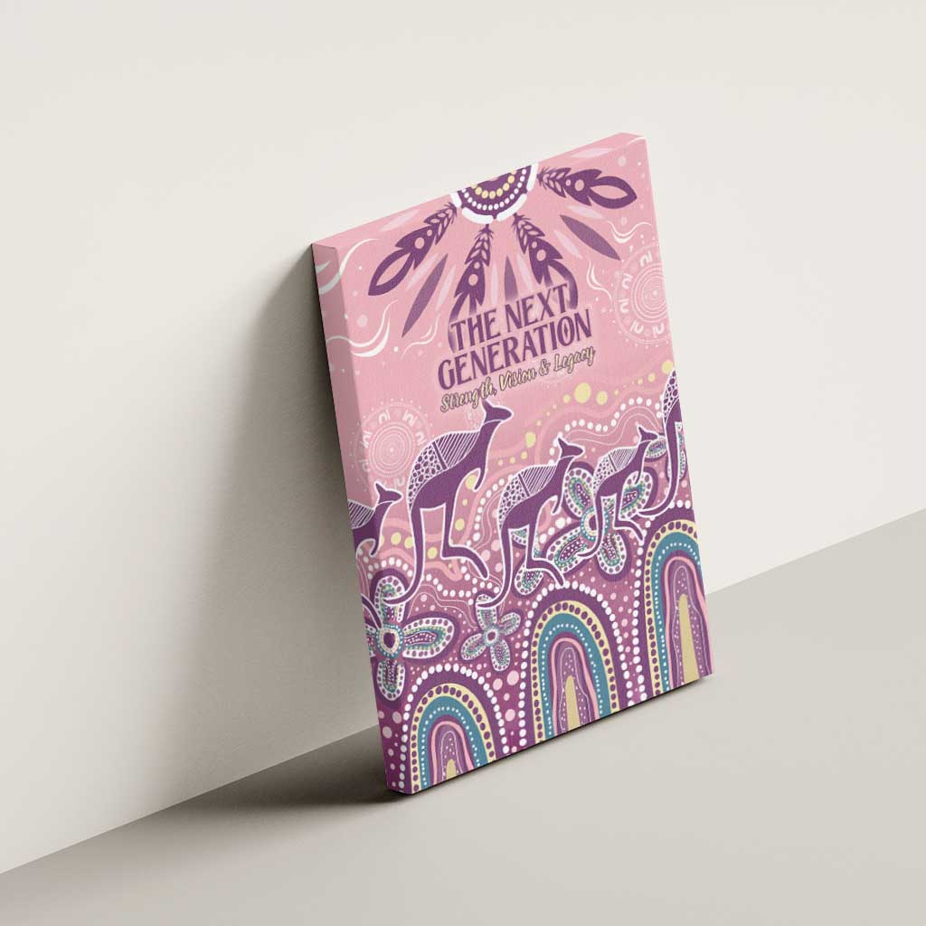 NAIDOC Week 2025 Indigenous Canvas Wall Art Pastel Dream