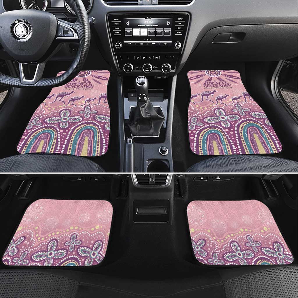 NAIDOC Week 2025 Indigenous Car Mats Pastel Dream