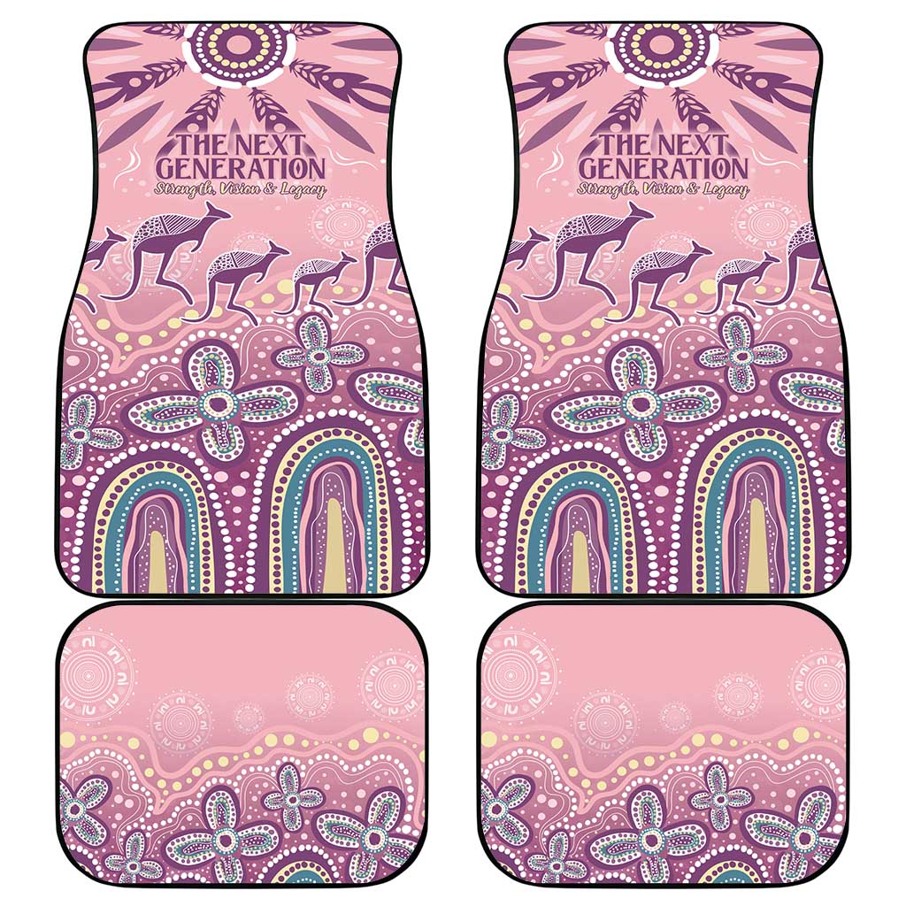 NAIDOC Week 2025 Indigenous Car Mats Pastel Dream