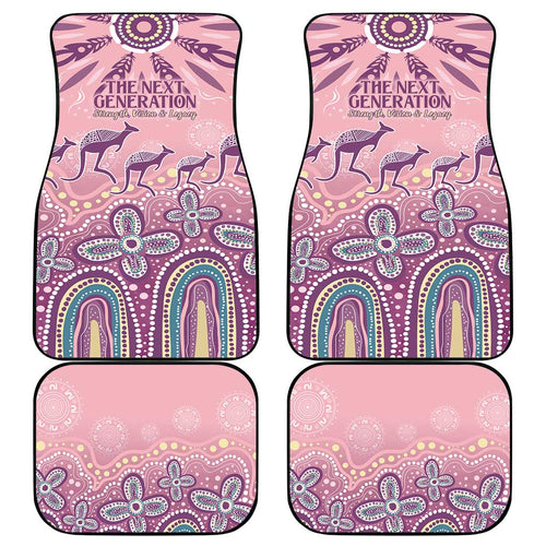 NAIDOC Week 2025 Indigenous Car Mats Pastel Dream