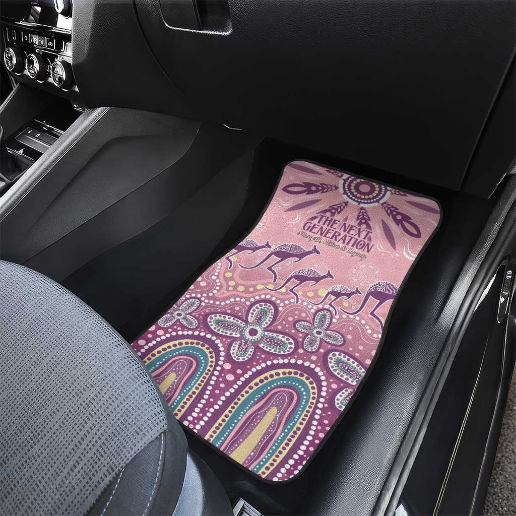NAIDOC Week 2025 Indigenous Car Mats Pastel Dream