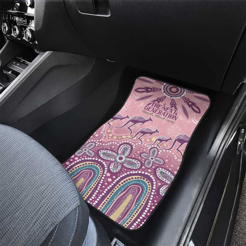 NAIDOC Week 2025 Indigenous Car Mats Pastel Dream