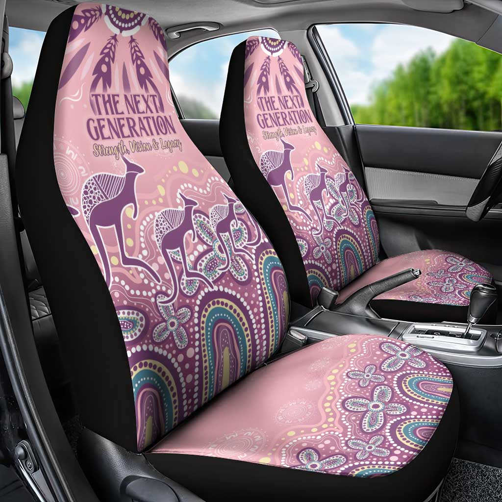 NAIDOC Week 2025 Indigenous Car Seat Cover Pastel Dream