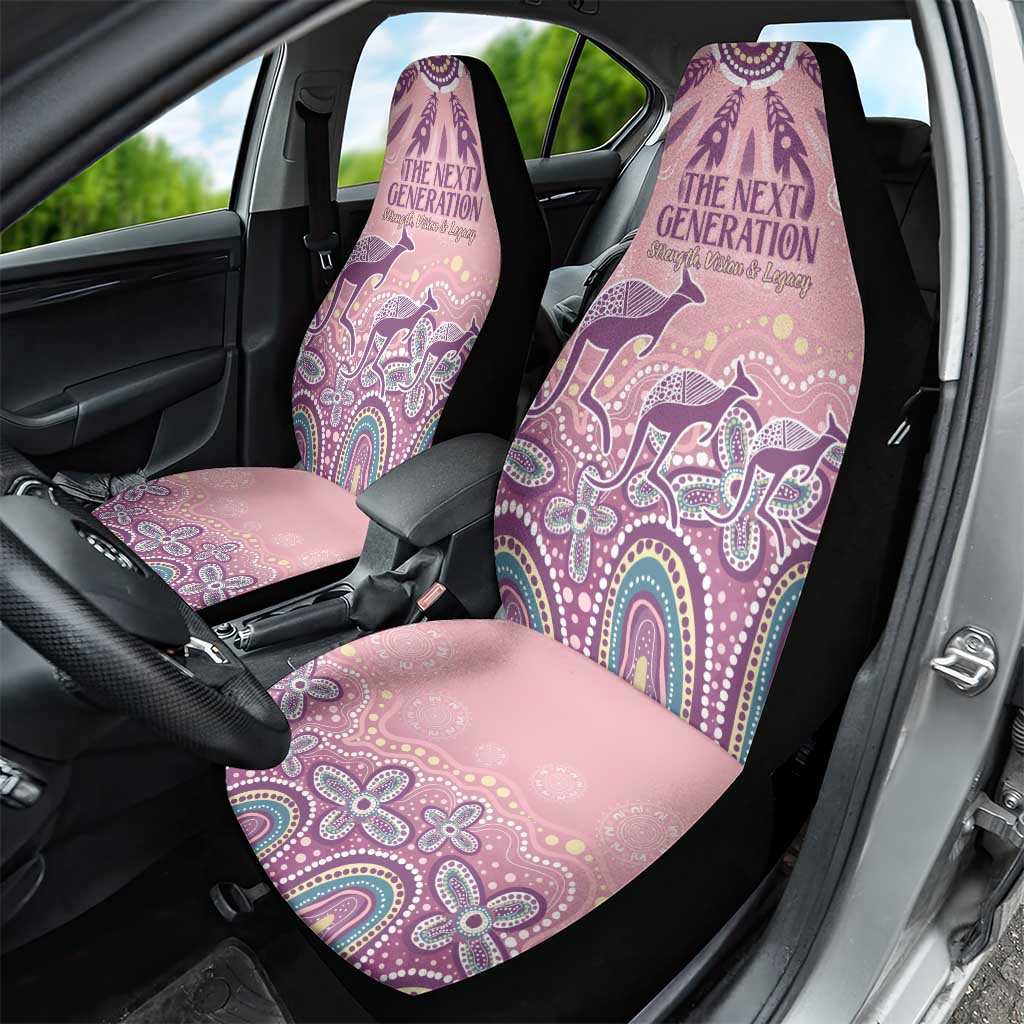 NAIDOC Week 2025 Indigenous Car Seat Cover Pastel Dream