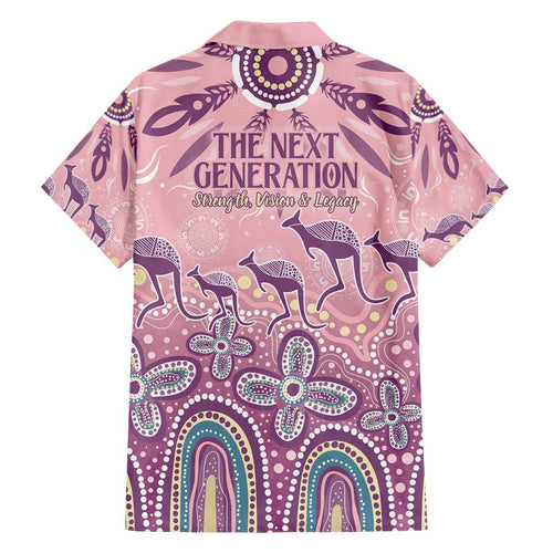 NAIDOC Week 2025 Indigenous Family Matching Off Shoulder Maxi Dress and Hawaiian Shirt Pastel Dream