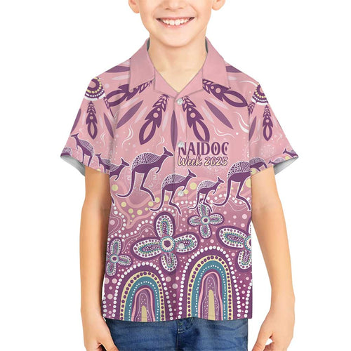 NAIDOC Week 2025 Indigenous Family Matching Puletasi and Hawaiian Shirt Pastel Dream