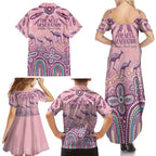 NAIDOC Week 2025 Indigenous Family Matching Summer Maxi Dress and Hawaiian Shirt Pastel Dream