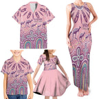 NAIDOC Week 2025 Indigenous Family Matching Tank Maxi Dress and Hawaiian Shirt Pastel Dream