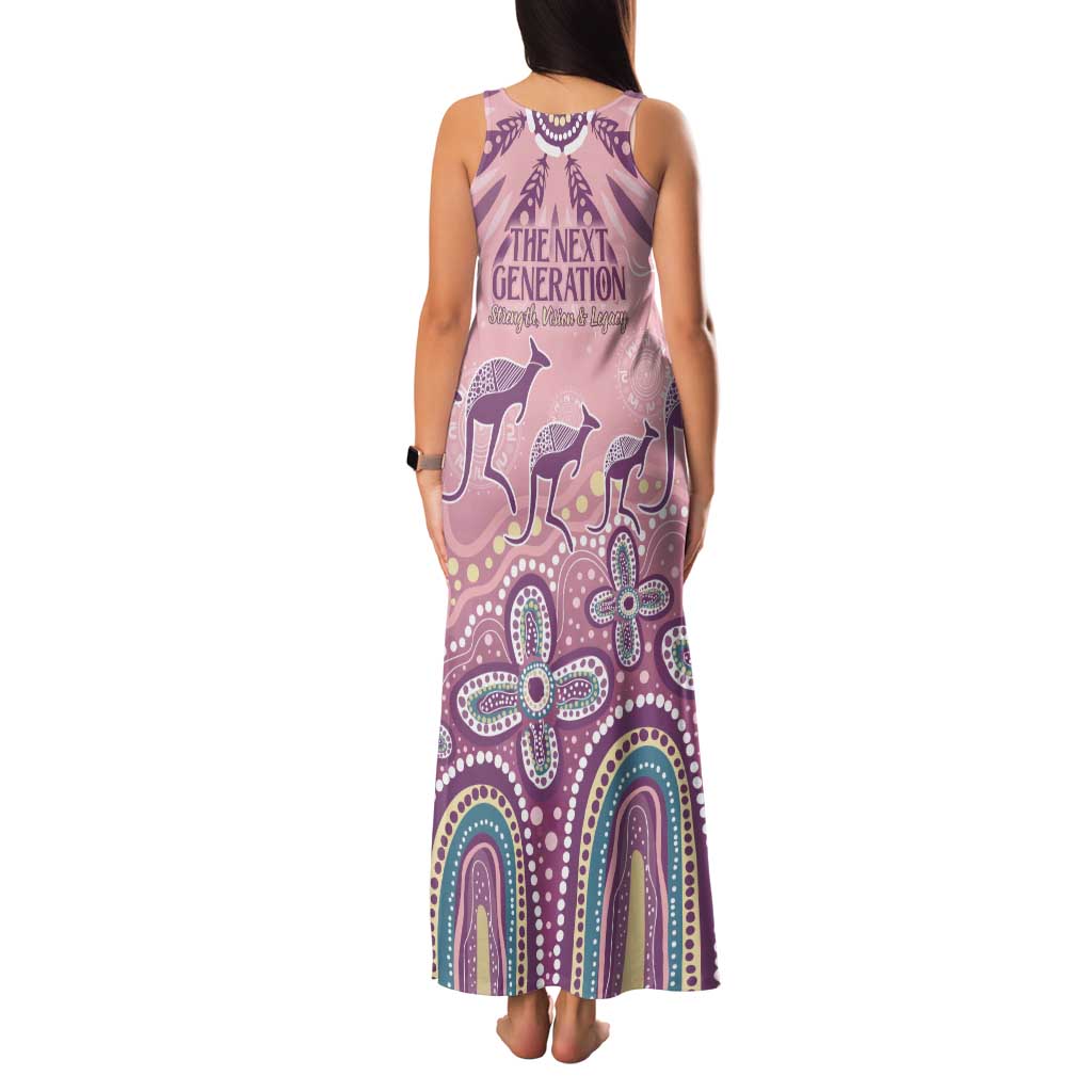 NAIDOC Week 2025 Indigenous Family Matching Tank Maxi Dress and Hawaiian Shirt Pastel Dream