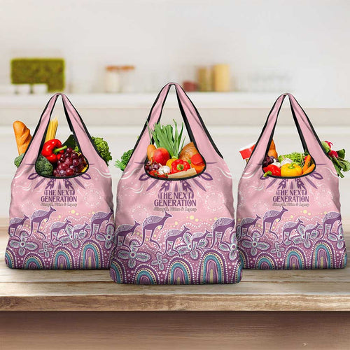 NAIDOC Week 2025 Indigenous Grocery Bag Pastel Dream