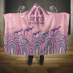 NAIDOC Week 2025 Indigenous Hooded Blanket Pastel Dream