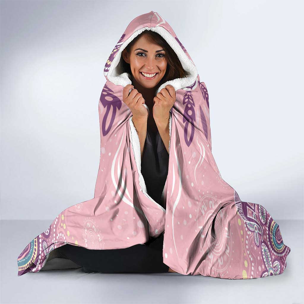 NAIDOC Week 2025 Indigenous Hooded Blanket Pastel Dream