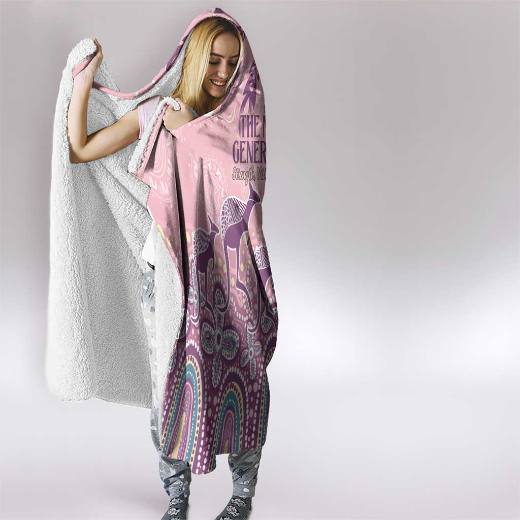NAIDOC Week 2025 Indigenous Hooded Blanket Pastel Dream