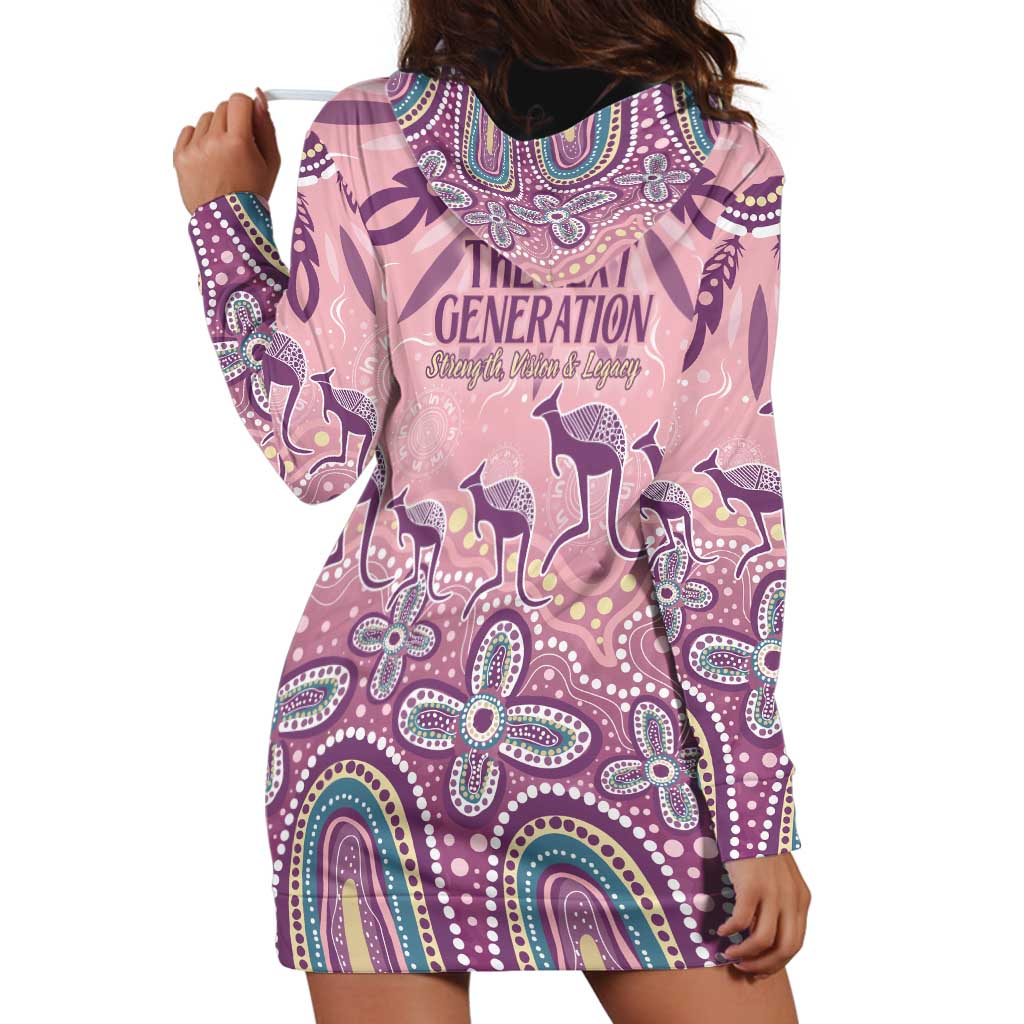 NAIDOC Week 2025 Indigenous Hoodie Dress Pastel Dream