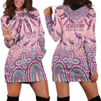 NAIDOC Week 2025 Indigenous Hoodie Dress Pastel Dream