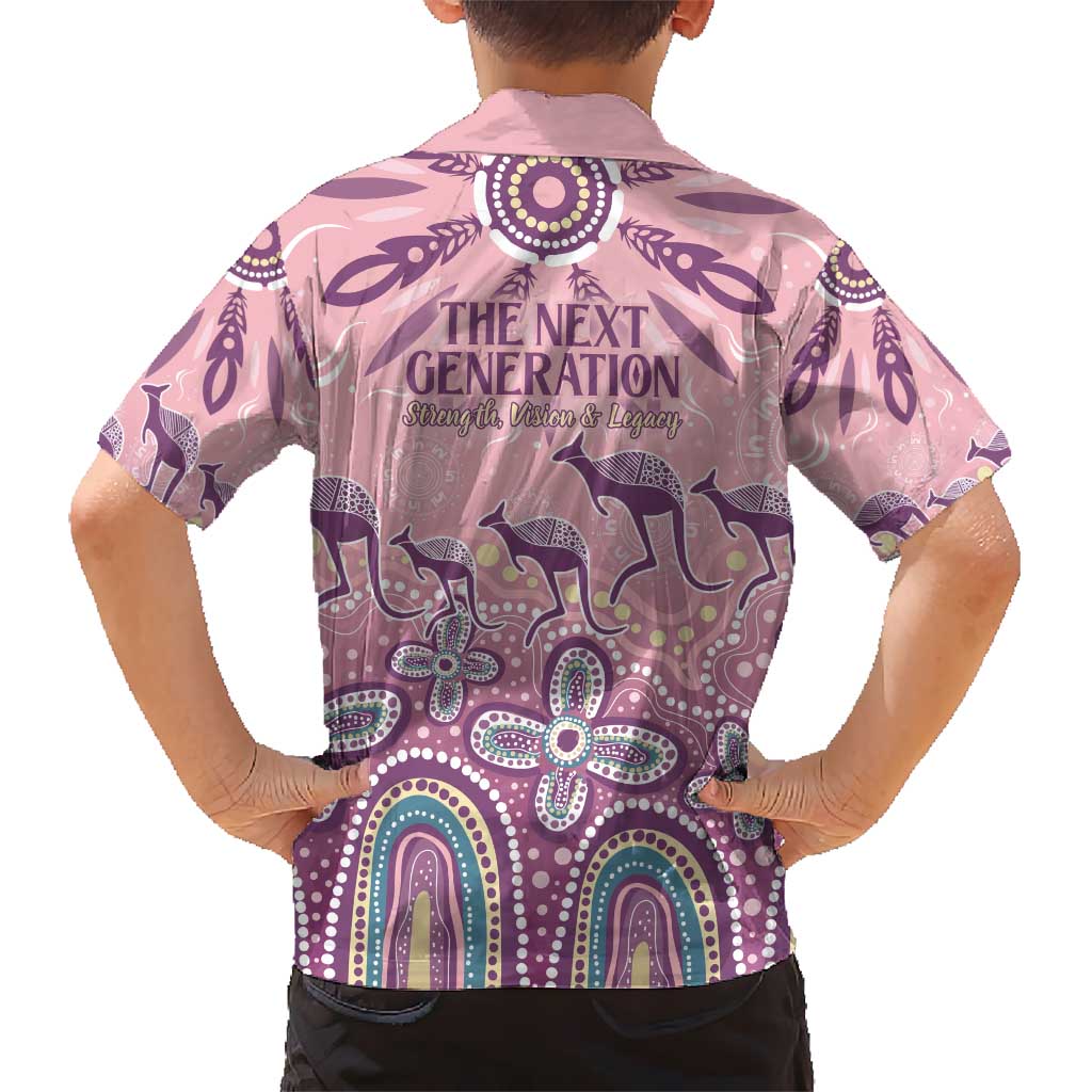 NAIDOC Week 2025 Indigenous Kid Hawaiian Shirt Pastel Dream
